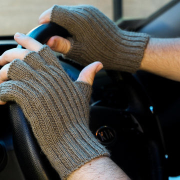 Knit half finger gloves Machine Knitting Pattern