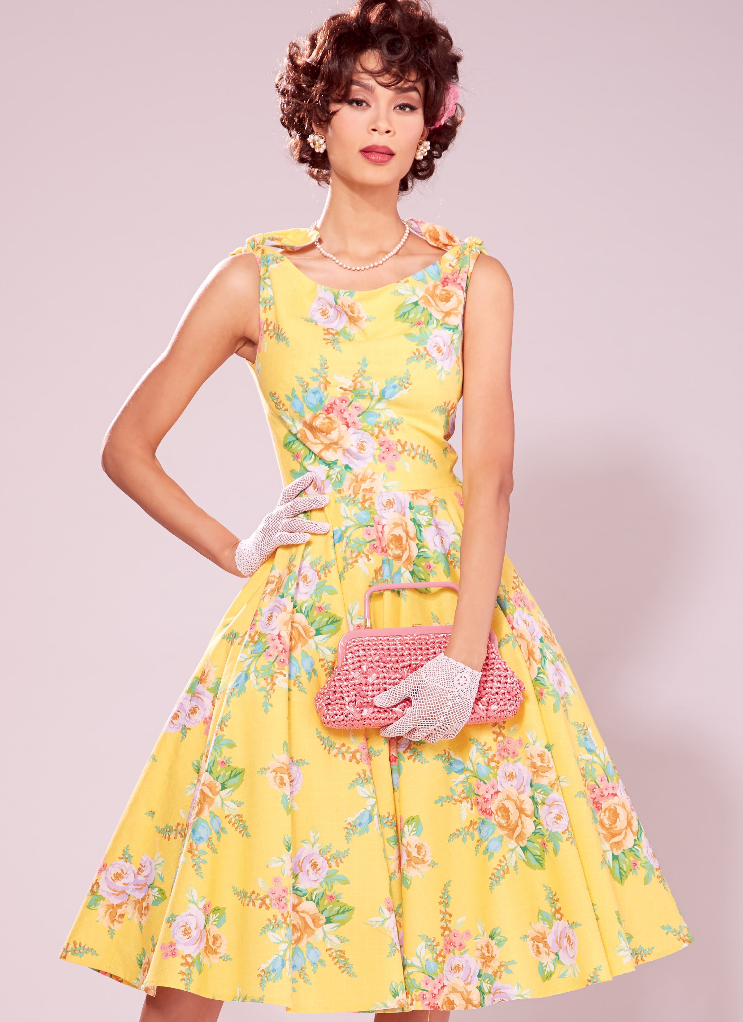 McCall's Misses' Lined Flared Dresses with Petticoat M7599 - Sewing Pattern
