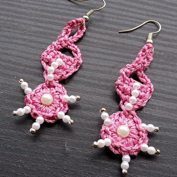 Radha Earrings Crochet Pattern