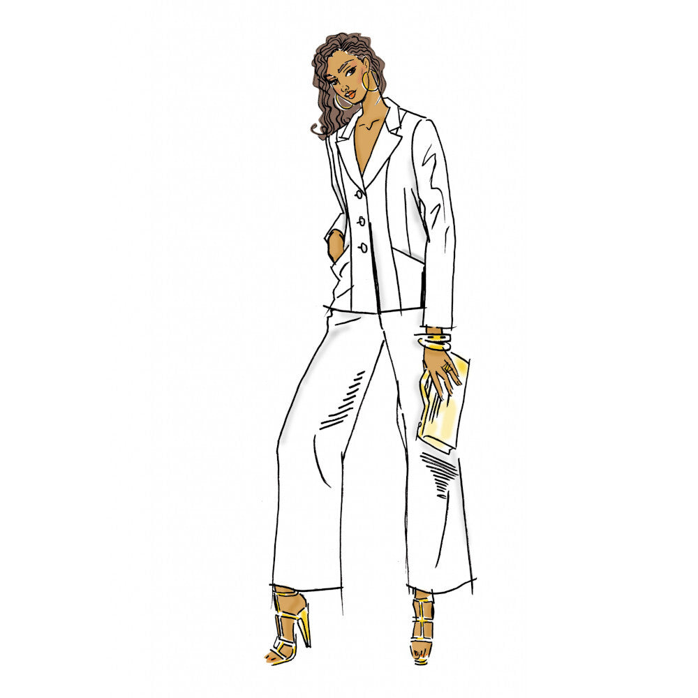 Vogue Misses'/Misses' Petite Jacket, Skirt and Pants V9336 - Sewing Pattern