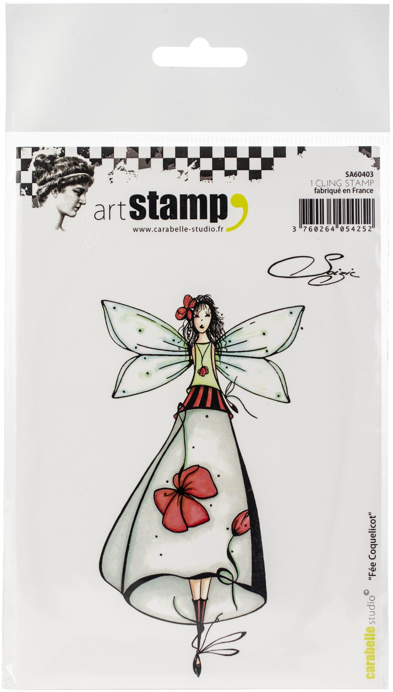 Carabelle Studio Cling Stamp A6 By Soizic - Poppy Fairy