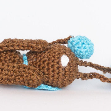 Amigurumi Häkelanleitung "Schlüsselanhänger Hase"