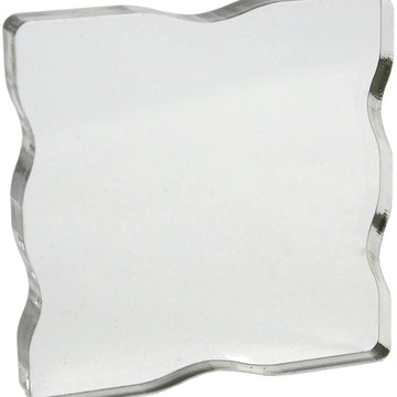 Apple Pie Memories Acrylic Stamp Block W/Grips - 3"X3"X.5"