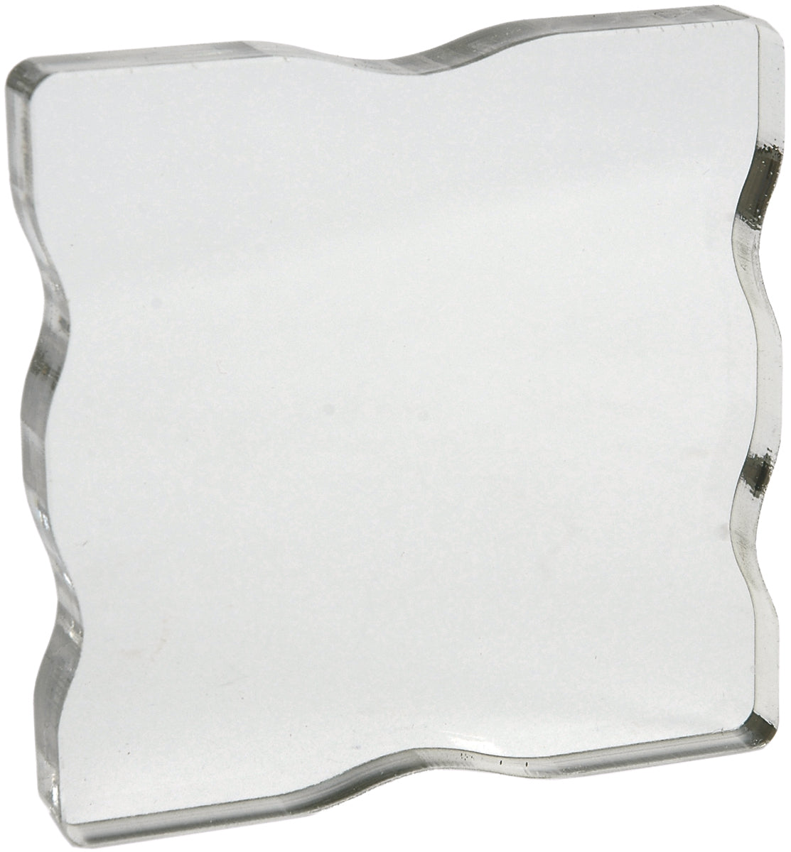 Apple Pie Memories Acrylic Stamp Block W/Grips - 3"X3"X.5"