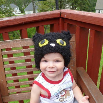 Black Kitty Cat Hat