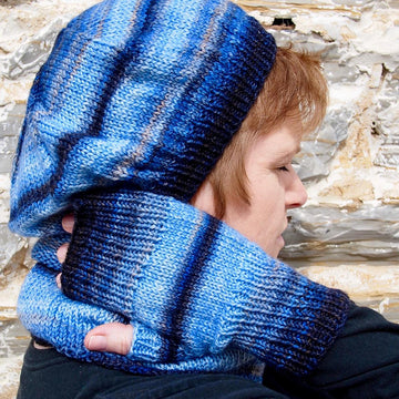 Gradation Fingerless Mitts