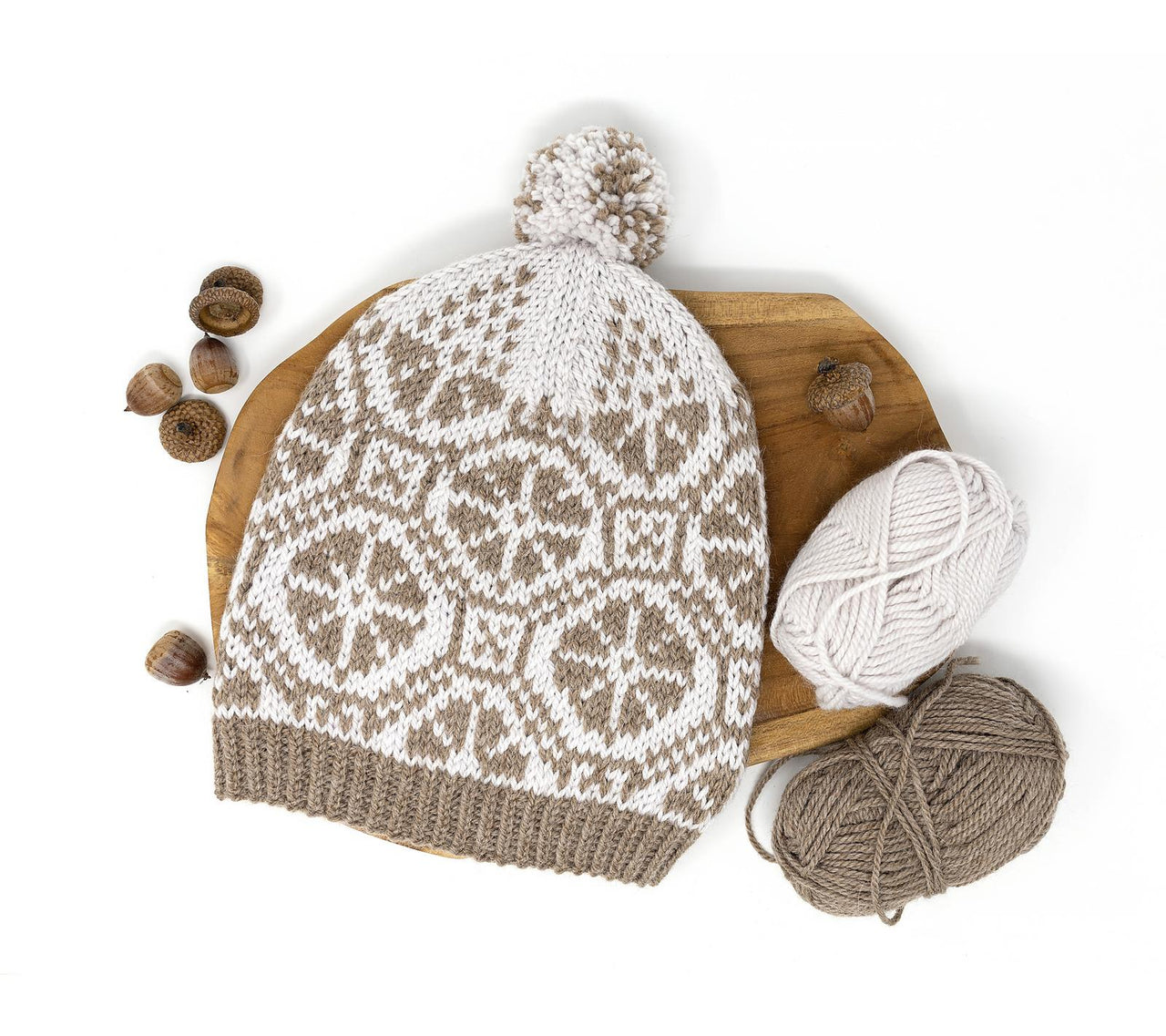 Ratas Pom-Pom Fair Isle Hat