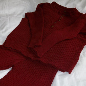 RIESI, comfortable woollen 2 part set