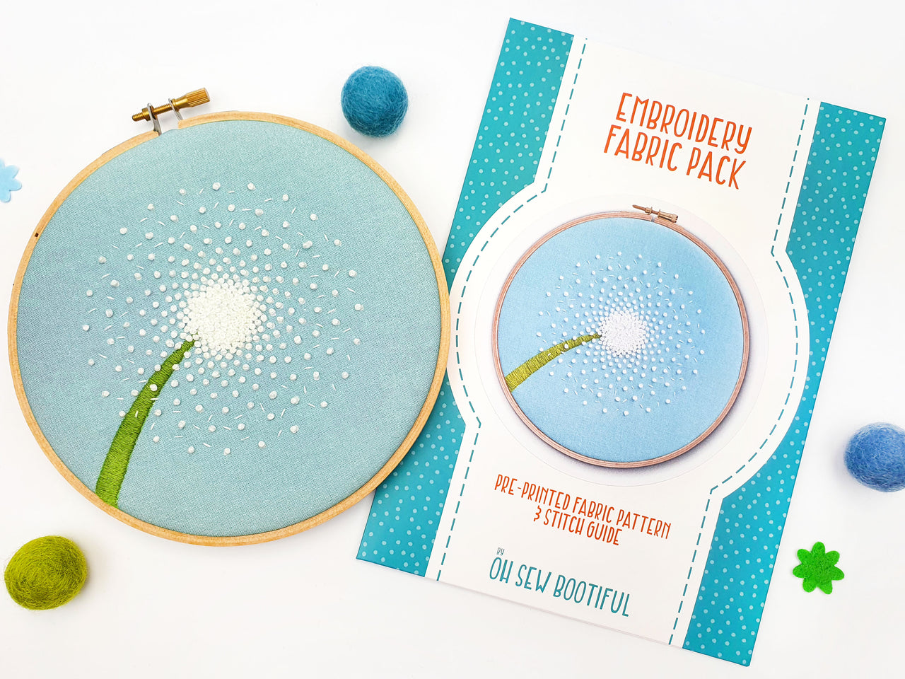 Oh Sew Bootiful Dandelion Fabric Pack