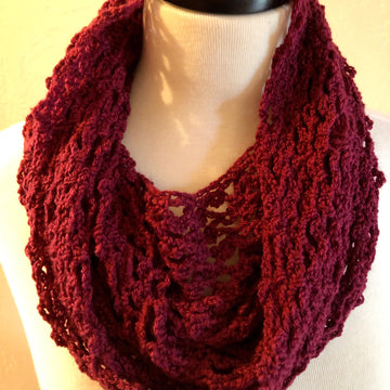 Vermillion Easy Infinity Scarf