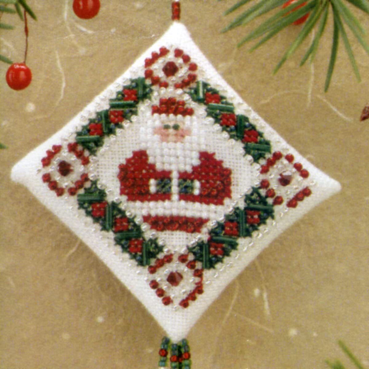 Mill Hill Simply Santa Beaded Cross Stitch Kit