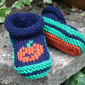 Halloween Baby Booties
