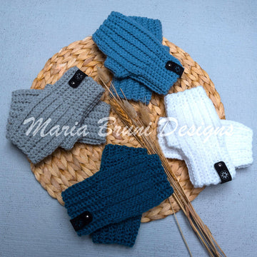 The Wedgewood Fingerless Gloves