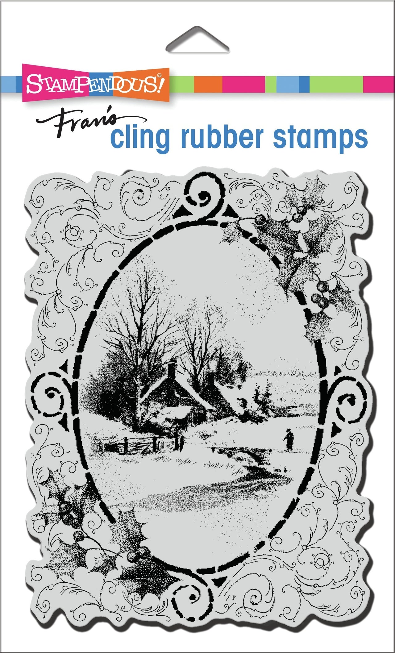 Stampendous Cling Stamp - Vintage Vignette