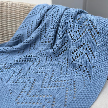Chevron Cuddle Baby Blanket