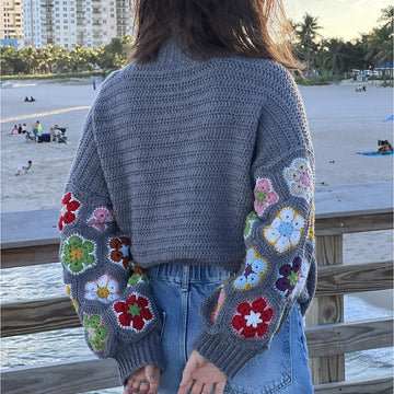 African Flower Sweater