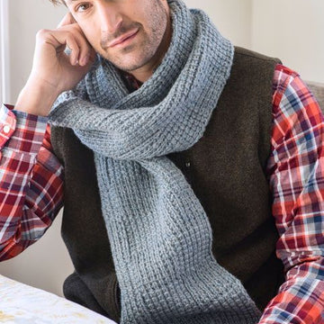 Fairfax Scarf in Berroco Mercado - 400-8 - Downloadable PDF