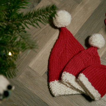Santa Hat Knitting Pattern