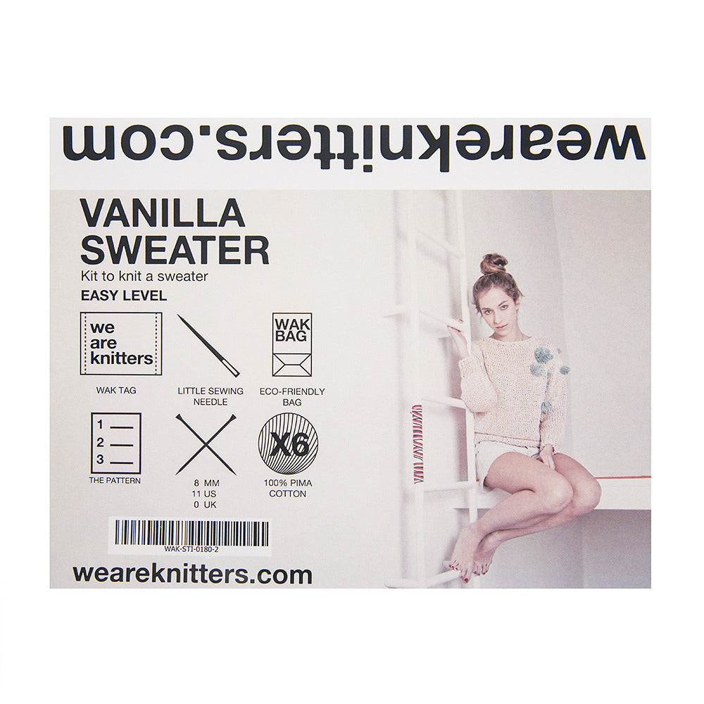 Sticker - Vanilla Sweater in We Are Knitters The Cotton Wool
