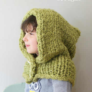 Chunky Knit Hood (hat027)