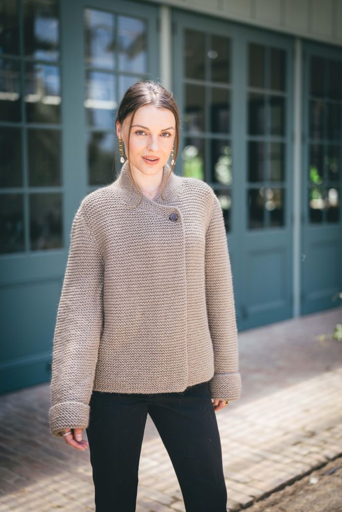 2227 Garter Stitch Jacket