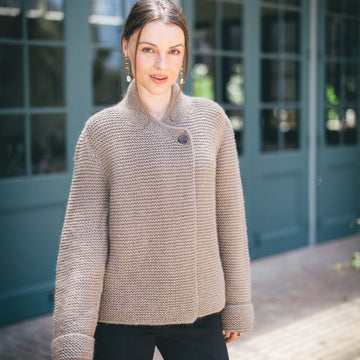 2227 Garter Stitch Jacket