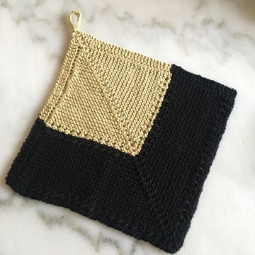 Panacea Hand Knitted Dishcloths - Set of 4