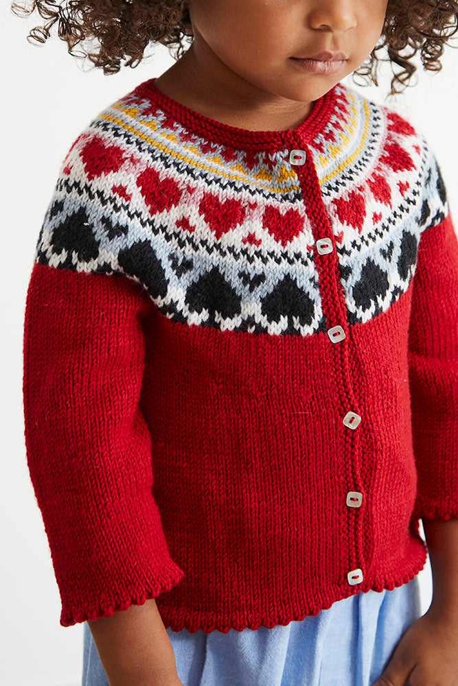 " Celine Cardigan " - Cardigan Knitting Pattern For Girls in MillaMia Naturally Soft Merino by MillaMia