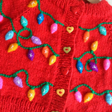 Christmas Lights Cardigan