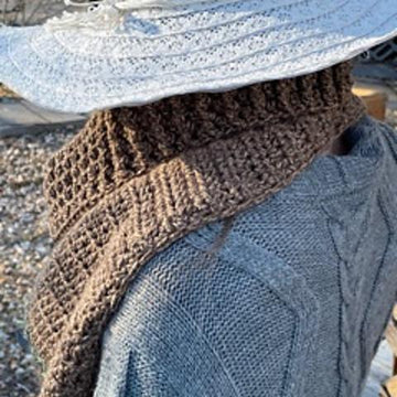 Sunflower Cowl Scarf