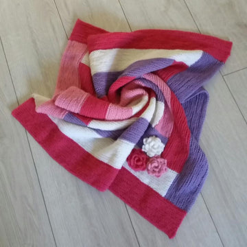 Log Cabin Baby Blanket