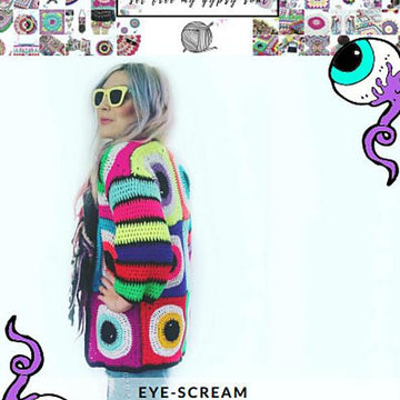 Granny Square Eyeball Cardigan