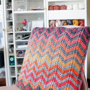 Easy Ripple Pillow