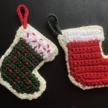 Christmas Sugar Cookie Stocking Ornament