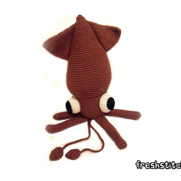 Amigurumi Sandford the Giant Squid