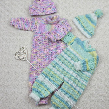 Knitting Pattern baby pram set UK & USA Terms #38