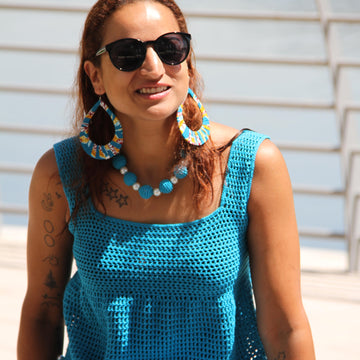 Breezy Blues Top