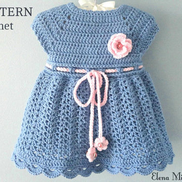 Crochet PATTERN Baby Dress Crochet Newborn Outfit