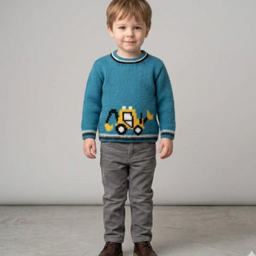 Construction Digger on a Sweater