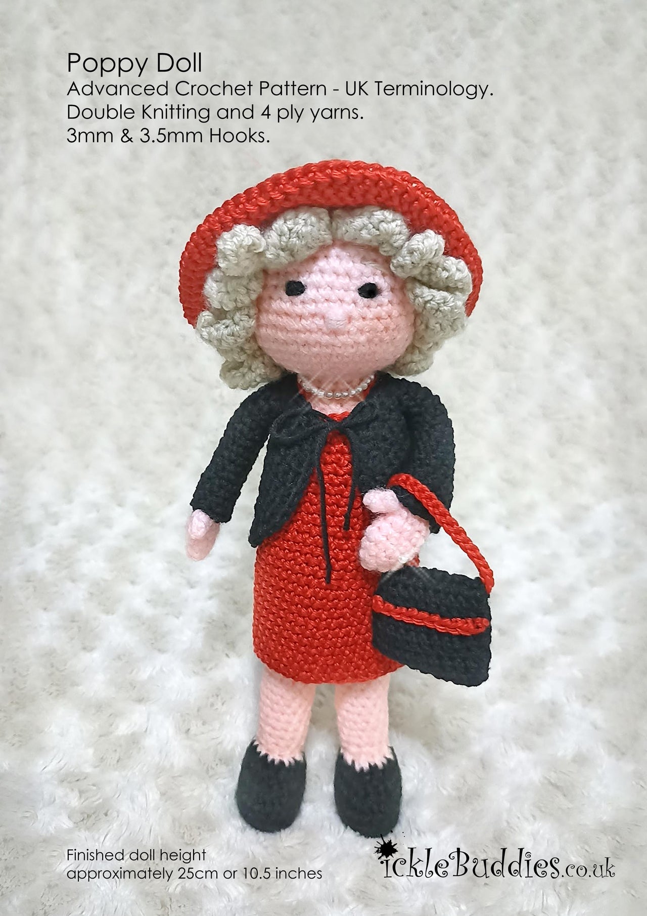Amigurumi Poppy Doll Crochet Pattern - PDF Download