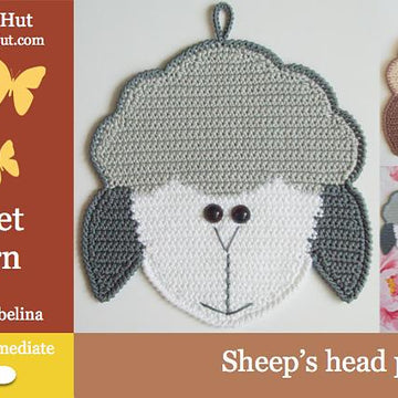 076 Sheep's Head potholder
