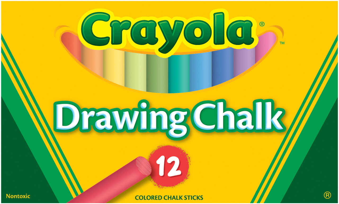 Crayola Drawing Chalk - 12/Pkg