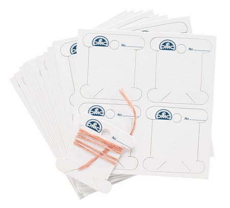 DMC Paper Floss Bobbins - Pack of 56