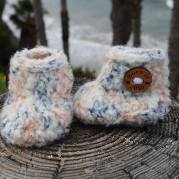 Felted Baby Bootie