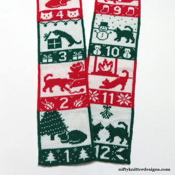 12 Cats of Christmas Scarf