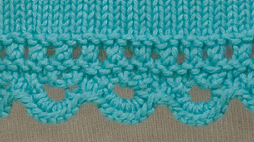 Simple Scalloped Edge Pullover #159