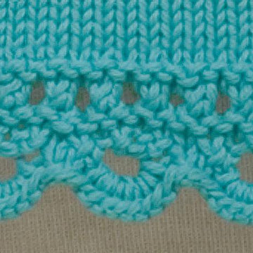 Simple Scalloped Edge Pullover #159