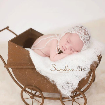 #98 Petals mohair bonnet