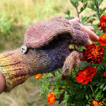 Mrs. Mumpitz convertible mitts with thumb flap
