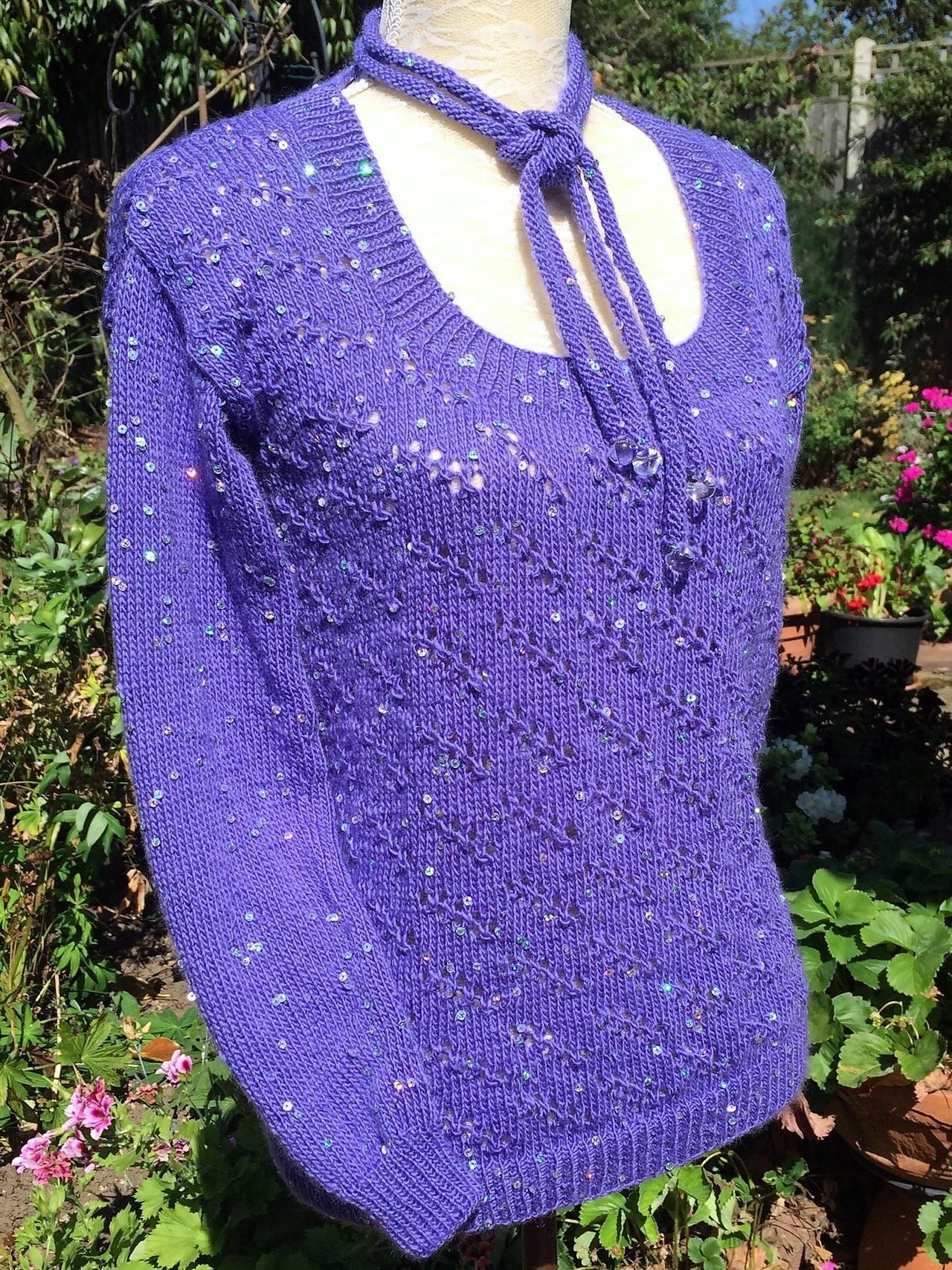 Party Glamour Lacy, Sparkly Sweater